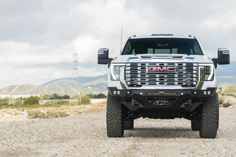 GMC Sierra 3500 Front Bumper - DV8 Offroad - Spec Series - Black - `24-`26